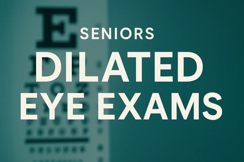 How often should seniors get dilated eye exams