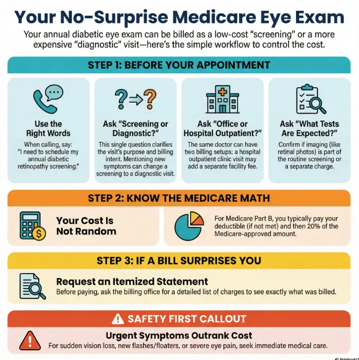 Medicare diabetic eye exam cost