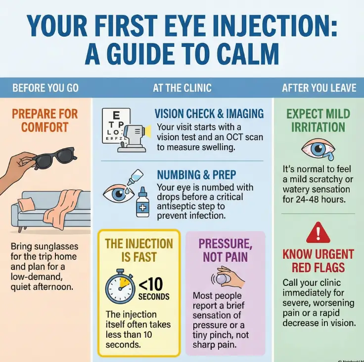first anti-VEGF injection for wet AMD