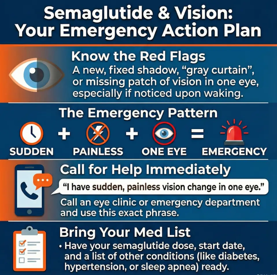 semaglutide sudden vision loss in seniors