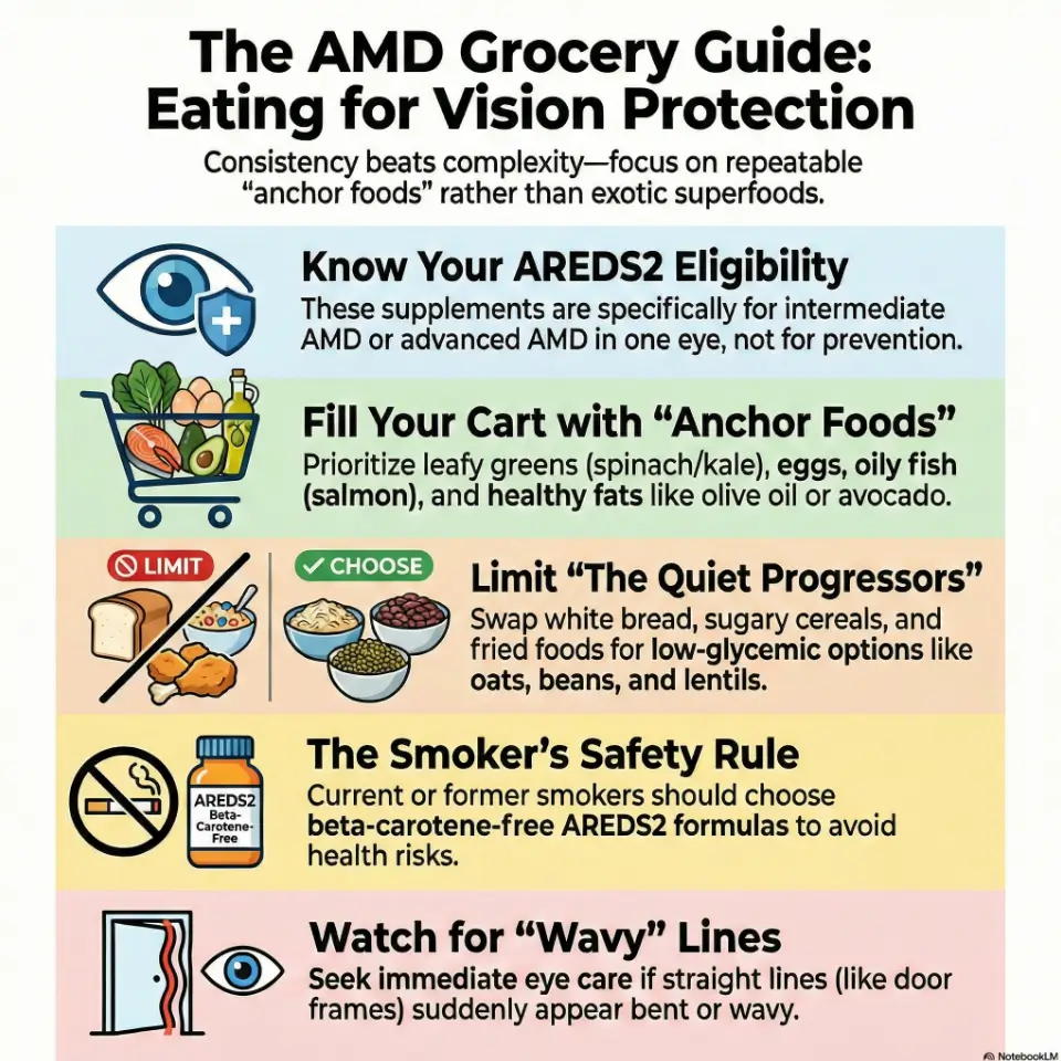 AREDS2 grocery list