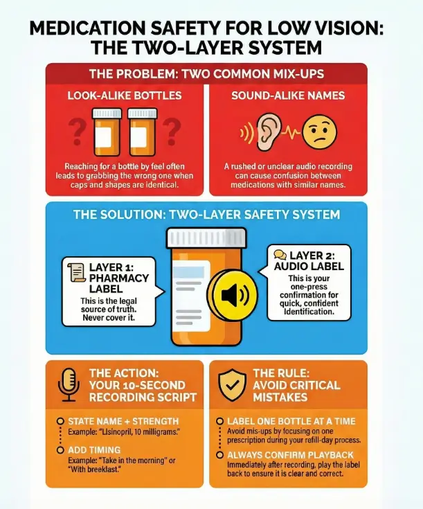 low vision medication management