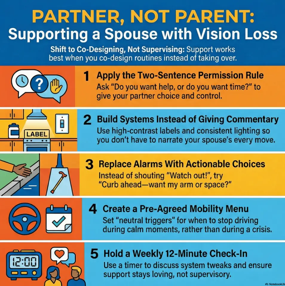 Helping a Spouse With Vision Loss