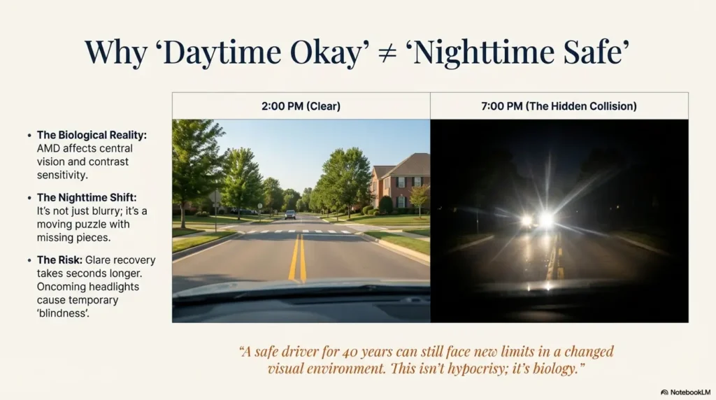 macular degeneration night driving safety