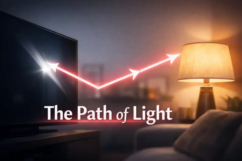 TV glare reduction