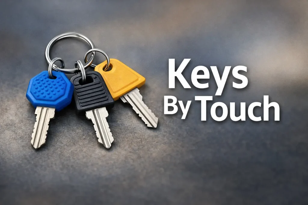 low vision key identification system