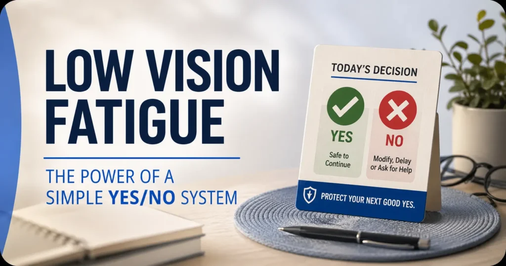 low vision fatigue
