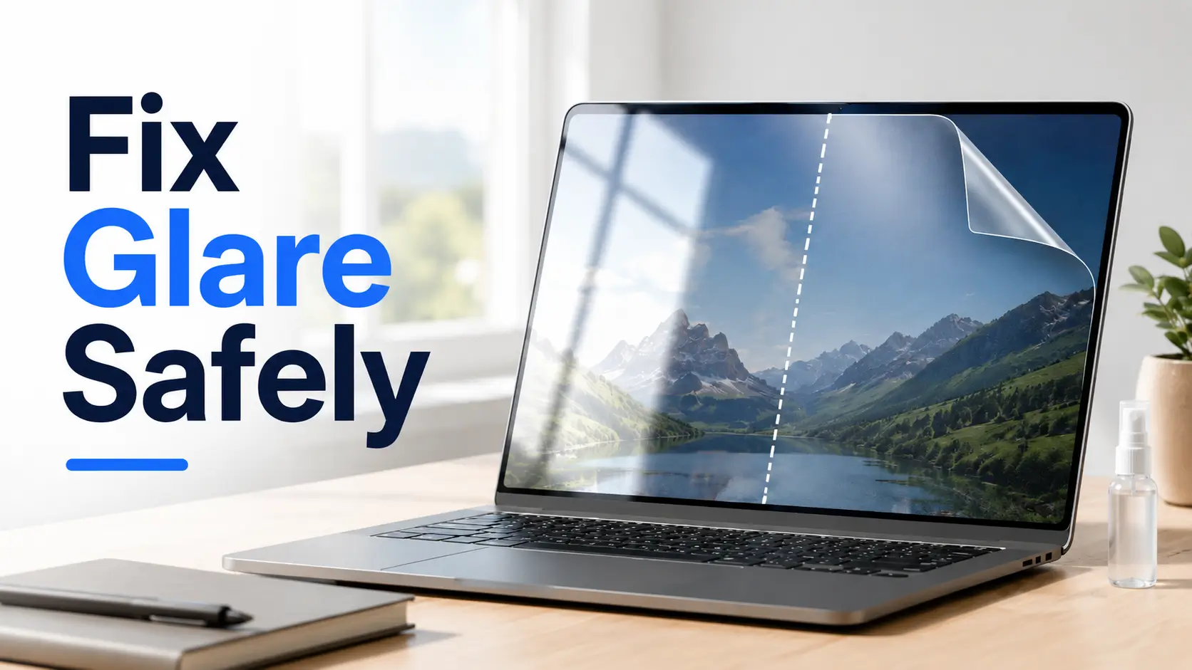 Anti-glare screen protector