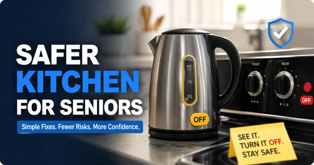 Kitchen appliance safety for seniors