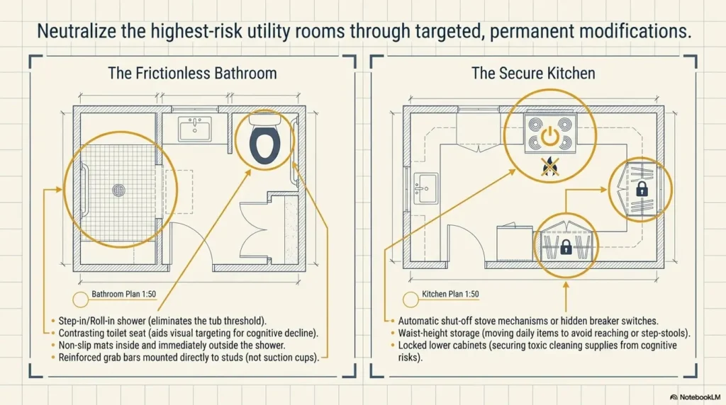 Kitchen appliance safety for seniors