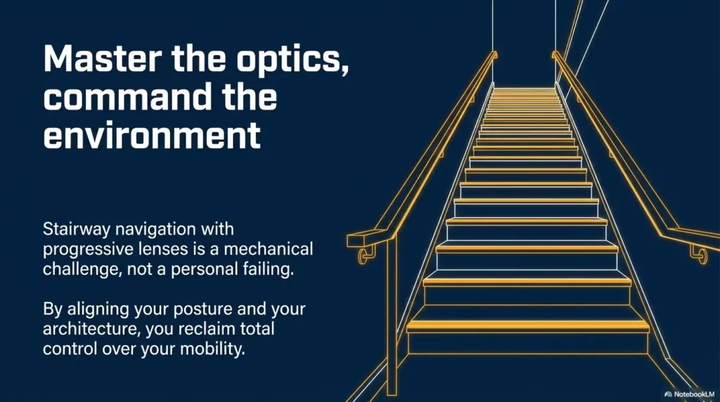 progressive lenses on stairs