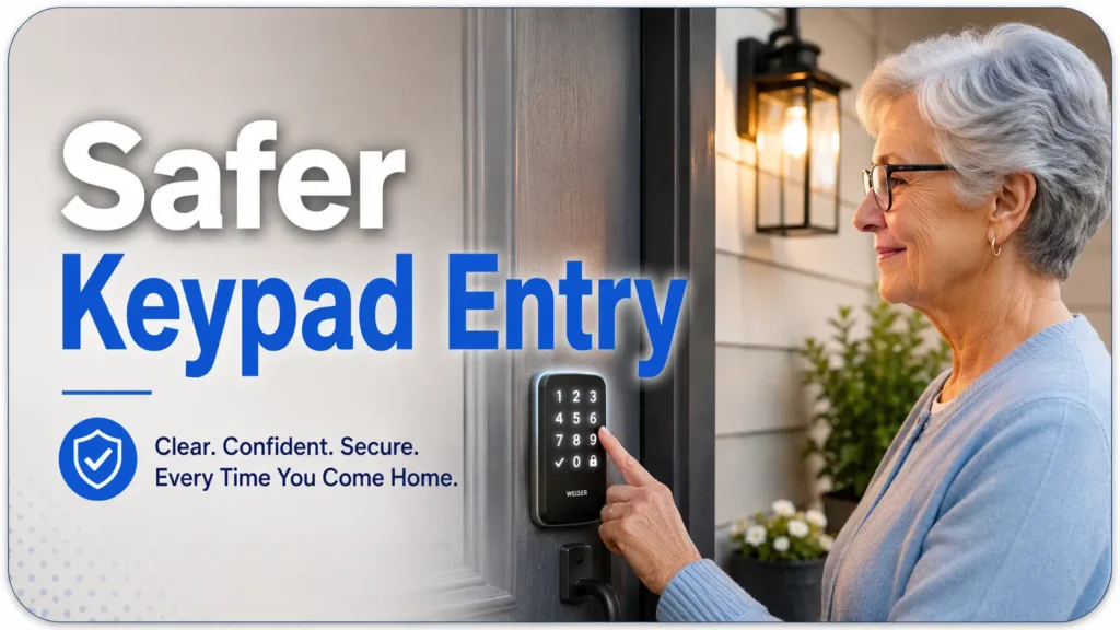 door lock keypad tips for seniors