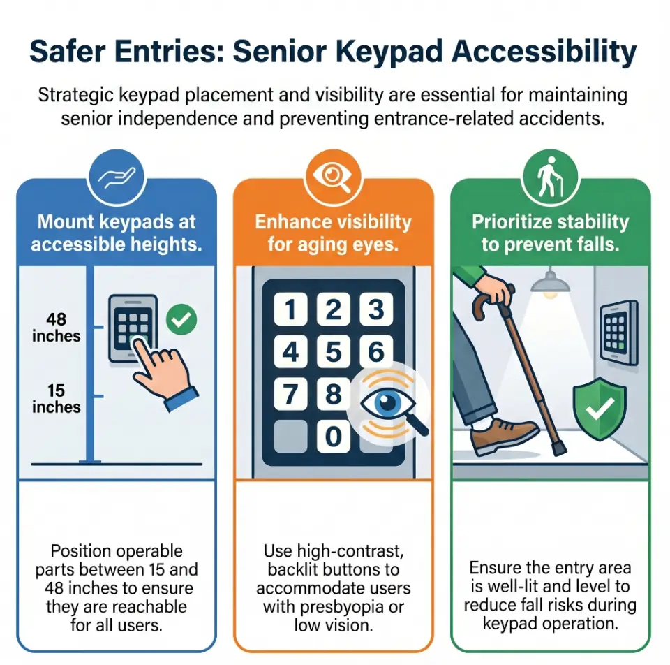 door lock keypad tips for seniors