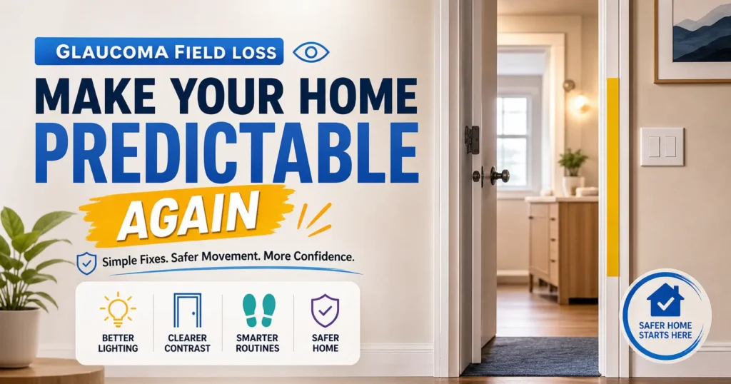 glaucoma field loss home safety