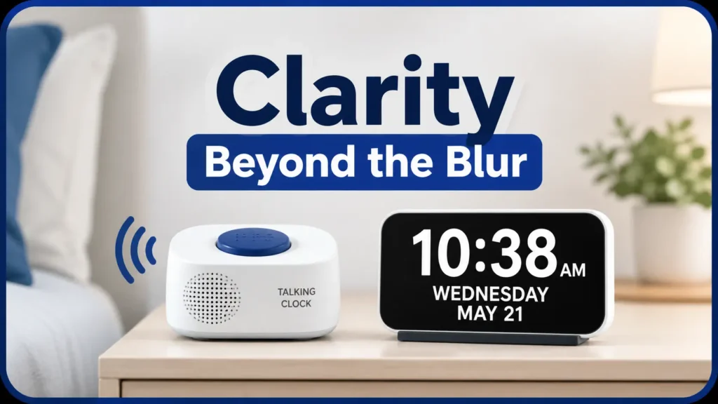 low vision clock