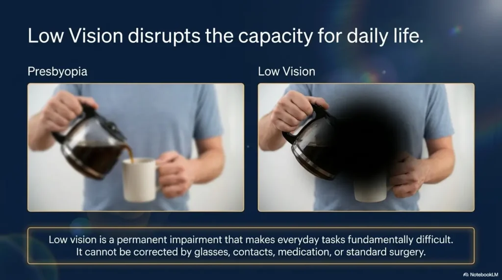 senior near vision problems