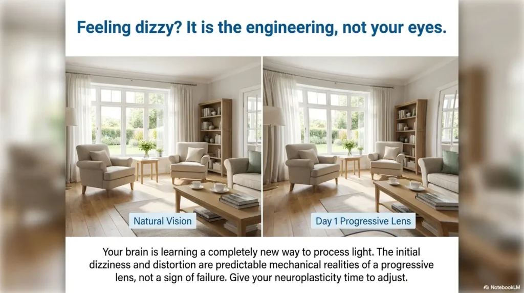 progressive lenses dizziness