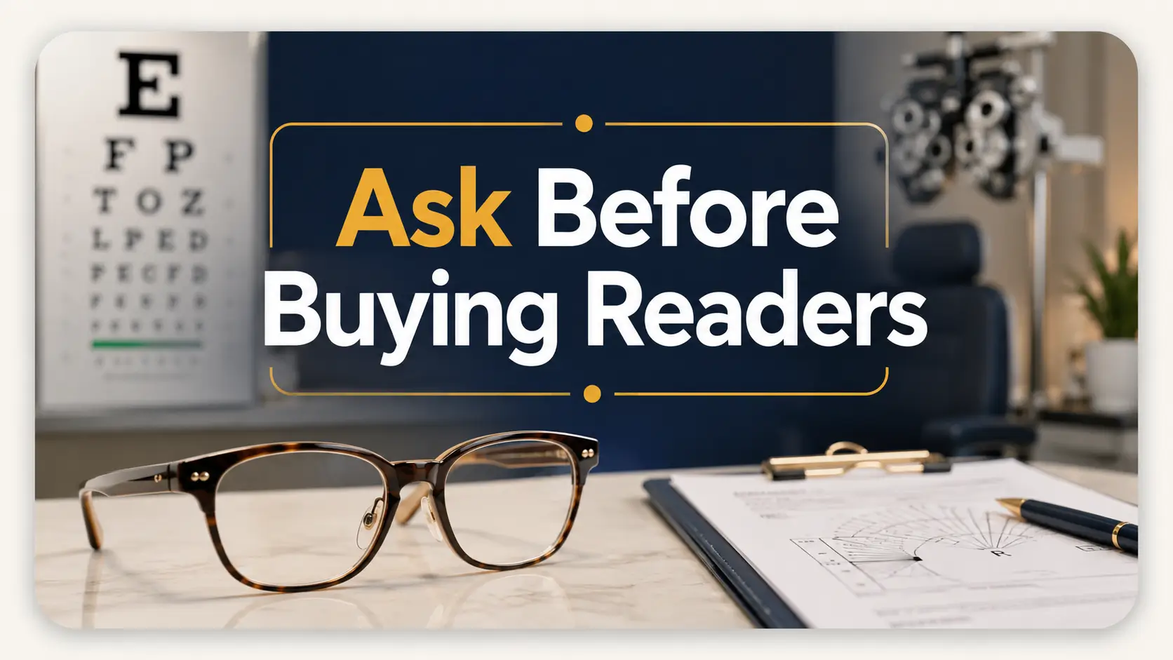 eye doctor questions for reading glasses