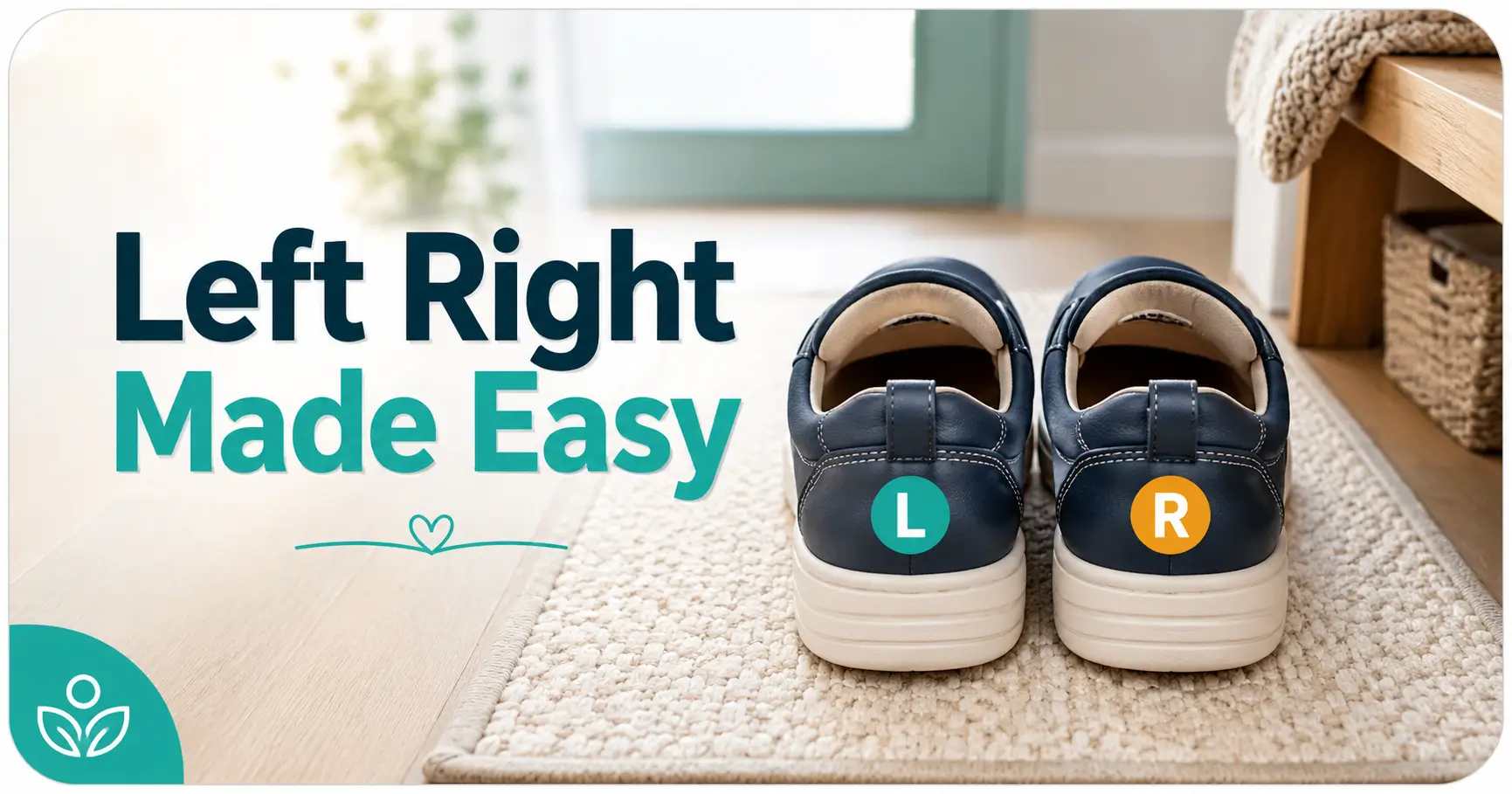 how to tell left and right shoes apart