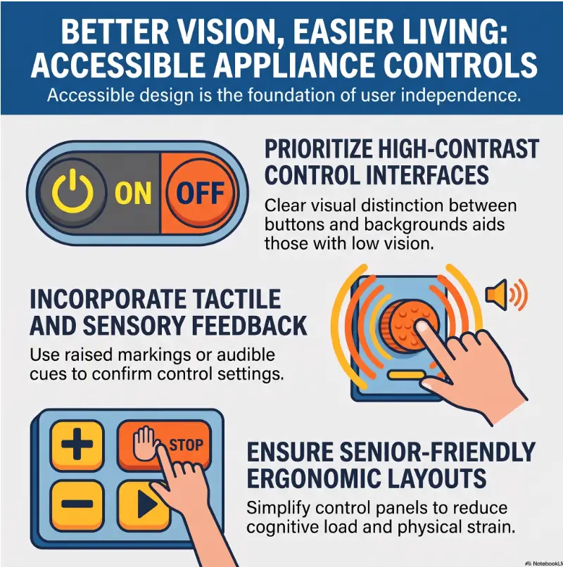 Appliance Controls for Low Vision