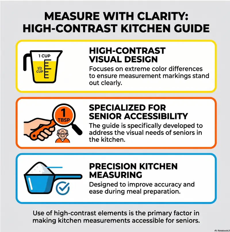 Liquid measuring lines for seniors