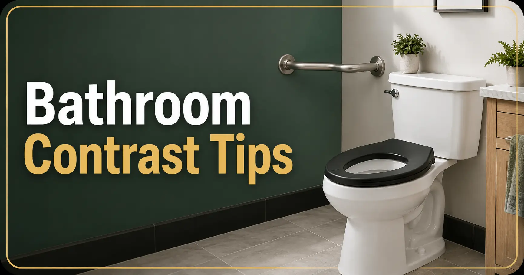 bathroom contrast for older adults