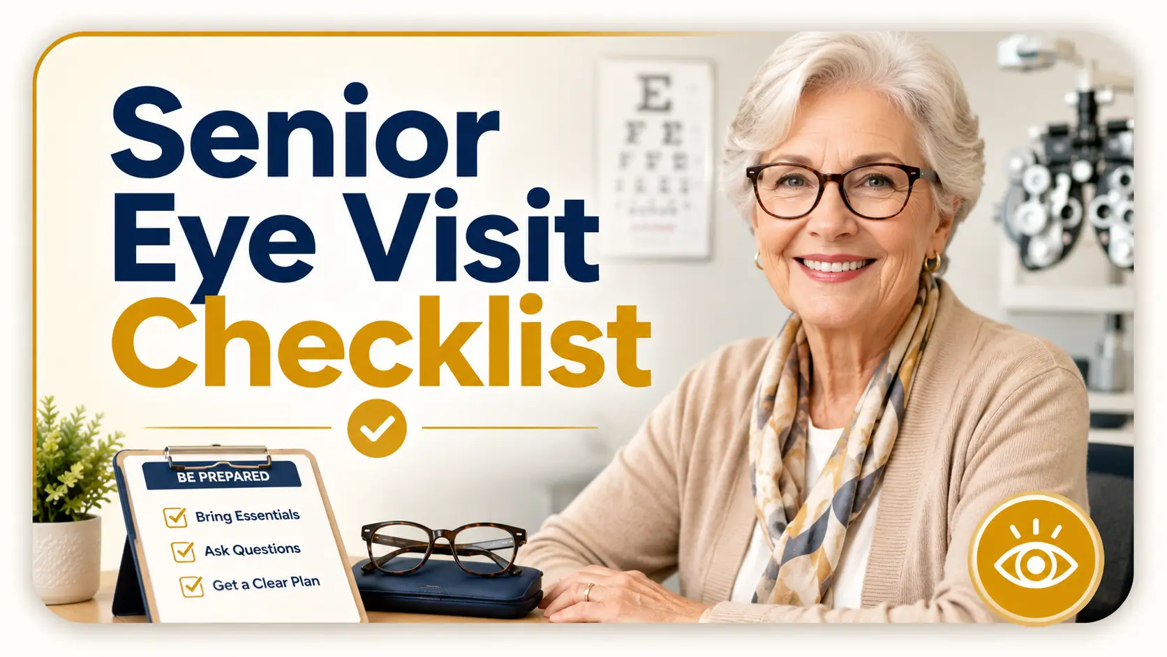eye doctor visit checklist for seniors