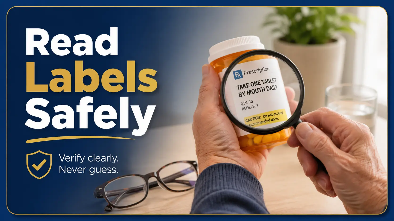 medication label safety for seniors