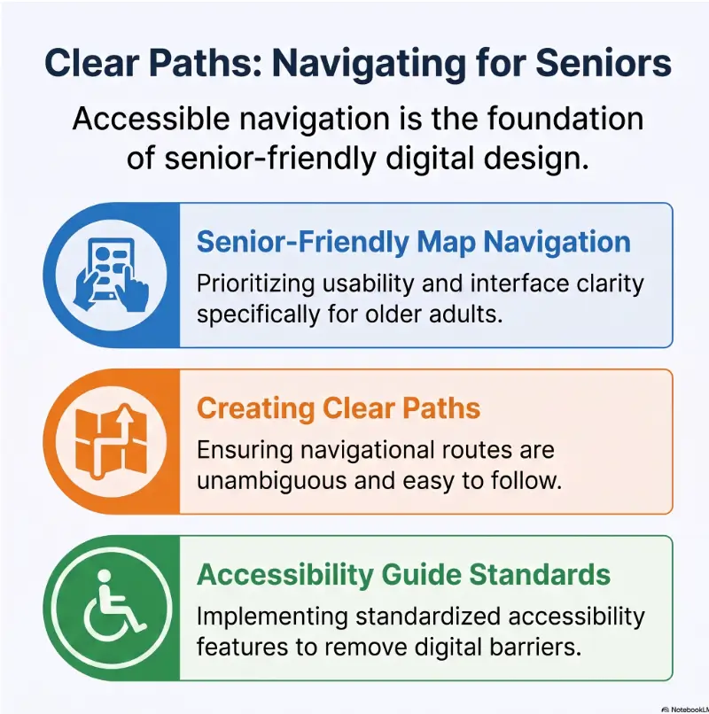 senior-friendly map apps