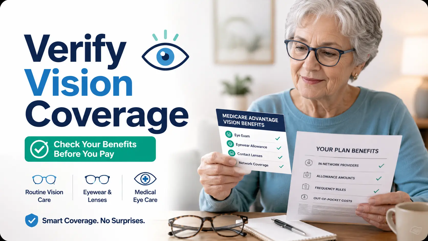 Medicare Advantage vision benefits