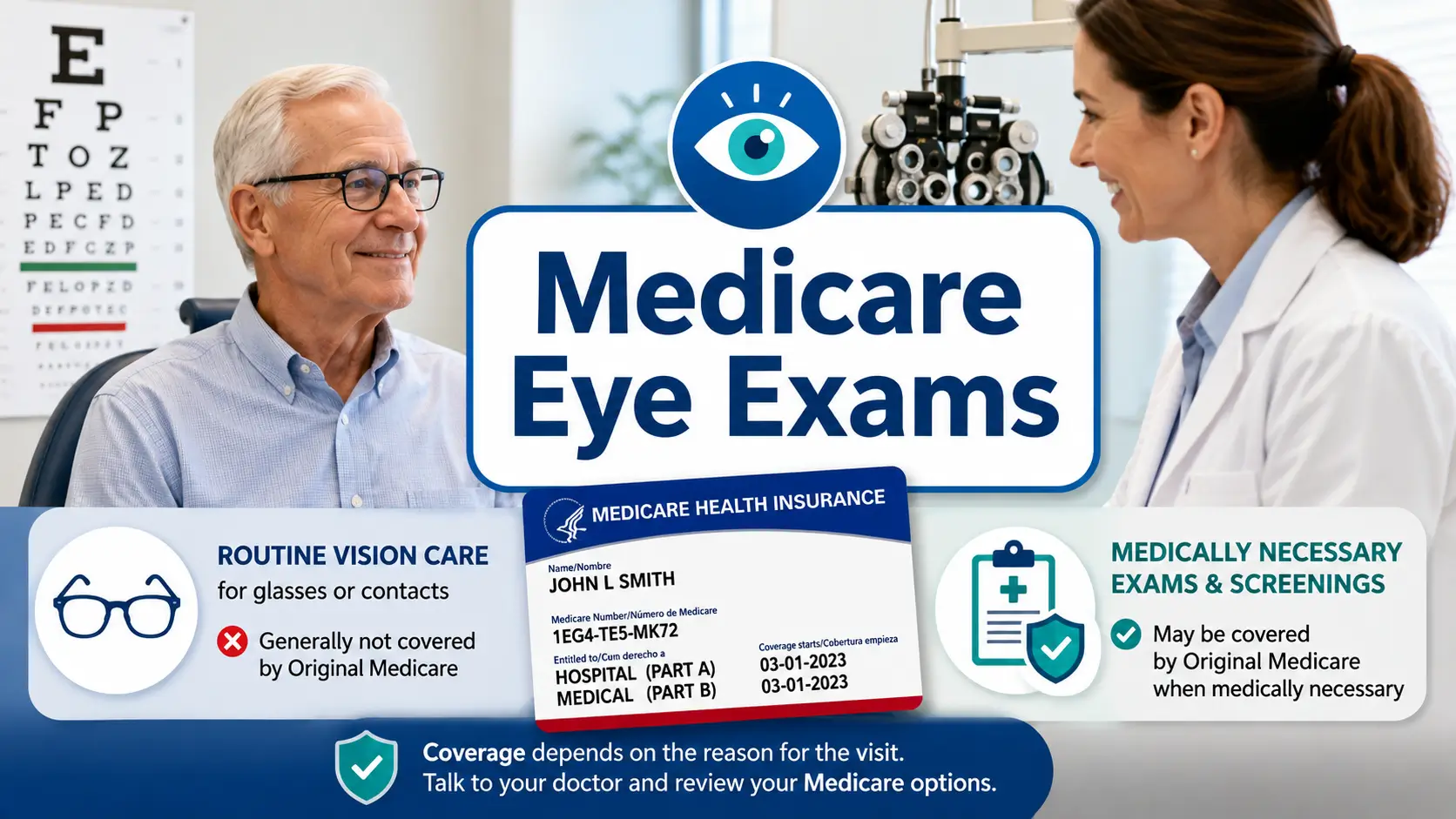 Medicare annual eye exam coverage