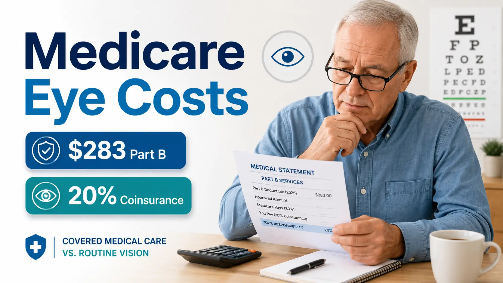 Medicare eye care deductible and coinsurance