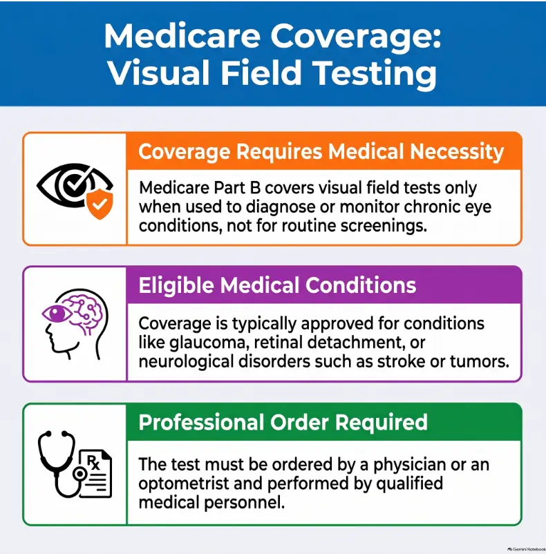Medicare visual field test coverage