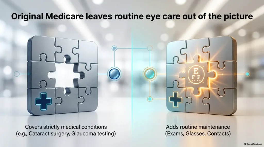 Medicare Advantage vision benefits