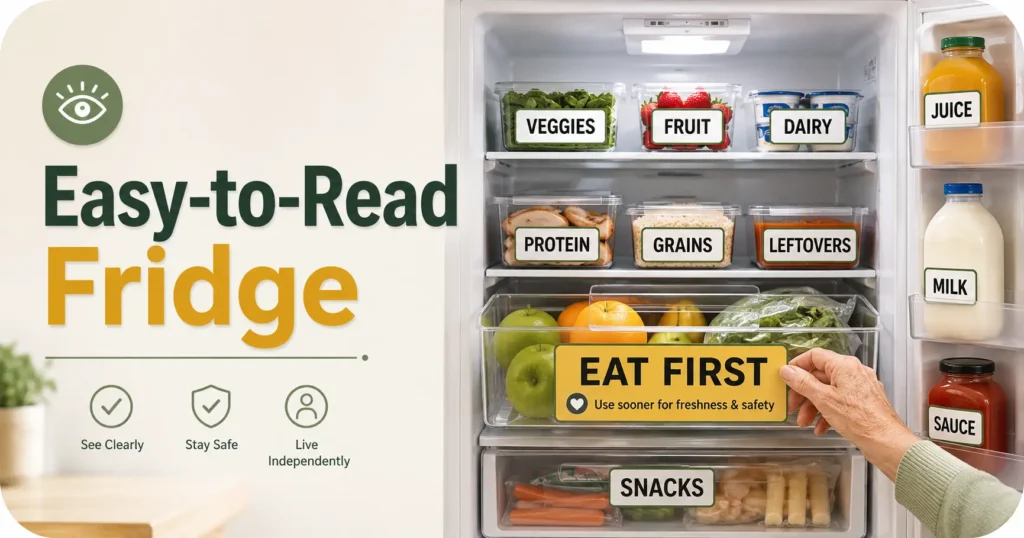 refrigerator organization for seniors