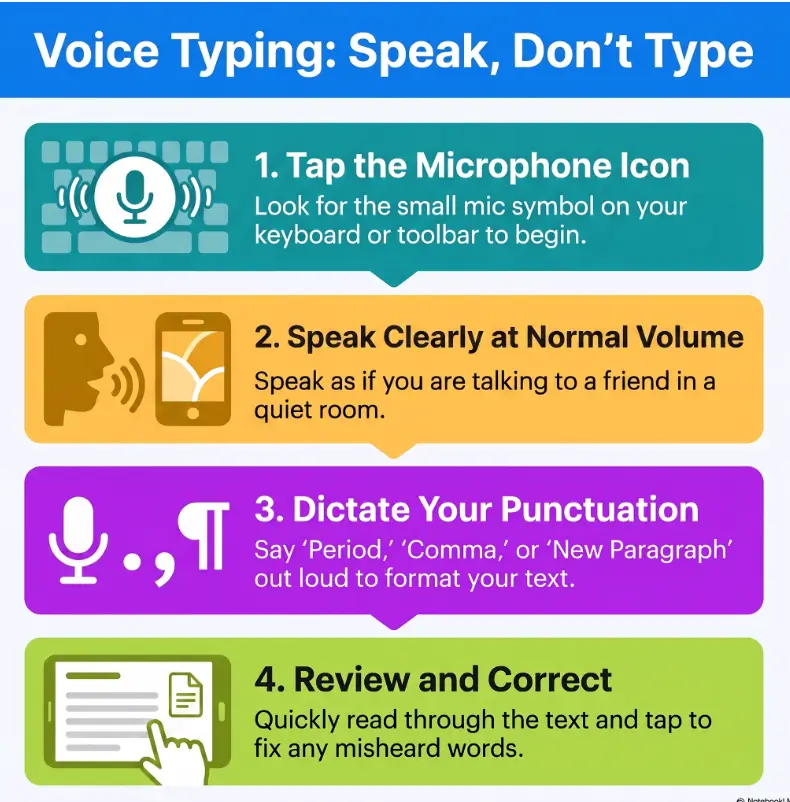 voice typing for seniors
