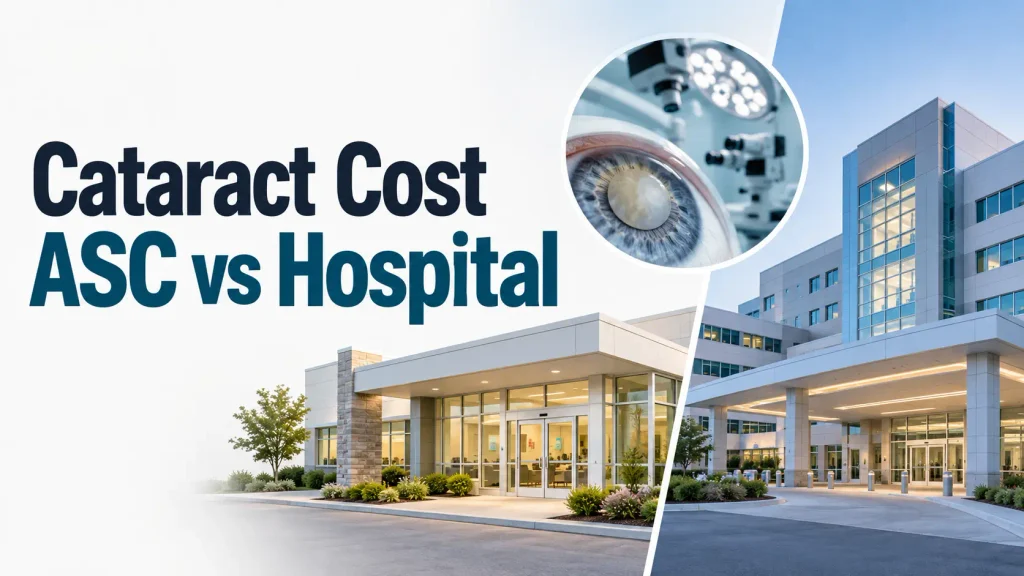 Medicare cataract surgery hospital vs surgery center cost