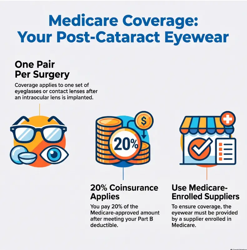 Medicare glasses after cataract surgery