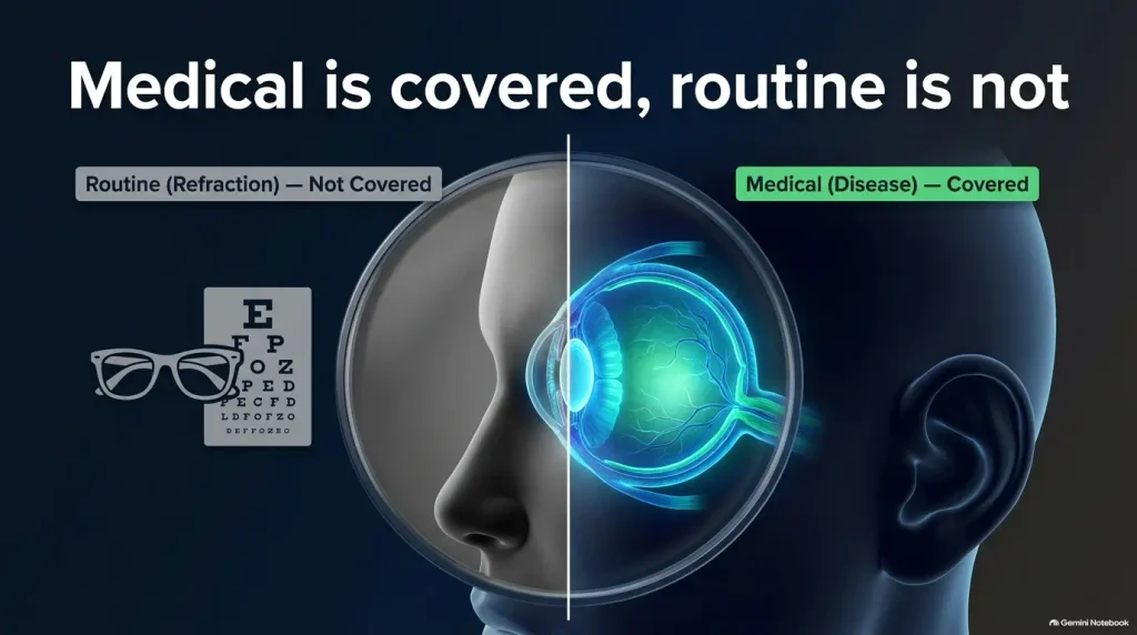 Medicare Advantage vision benefits